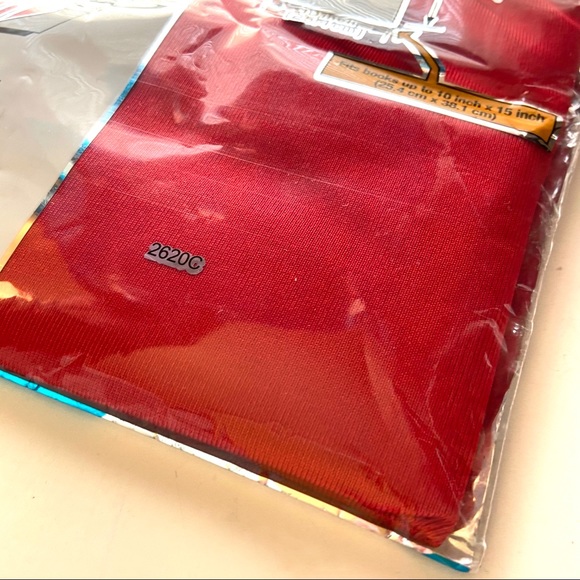 5 for $15🔥 Oversized Stretchy Fabric Jumbo Book Cover XXL & Bookmark Set  📚 - Picture 5 of 6